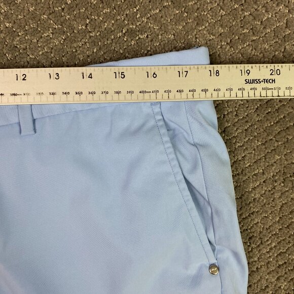 RLX Ralph Lauren Shorts Men's Size 35 Blue Golf Flat Front - Picture 7 of 11